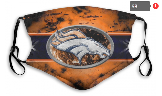 NFL Denver Broncos #8 Dust mask with filter->nfl dust mask->Sports Accessory